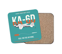Thumbnail for KA-6D Intruder design on turquoise 1 piece coaster