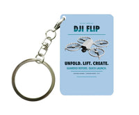 Thumbnail for DJI Flip Key Chain design on light blue key chain