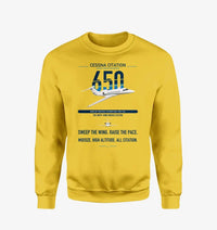 Thumbnail for Cessna Citation 650 - Citation III design on yellow sweatshirt