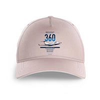 Thumbnail for Beechcraft King Air 360 design on pink printed hat