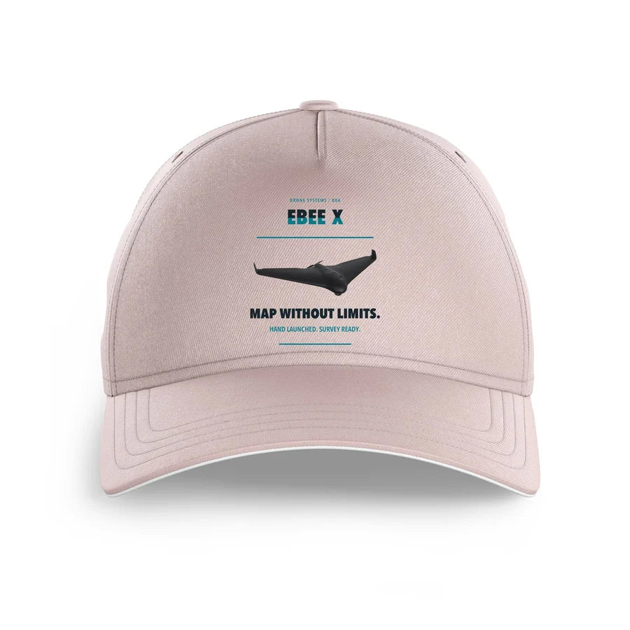 AgEagle eBee X design on pink printed hat