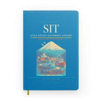 Thumbnail for Sitka Rocky Gutierrez Airport (SIT) design on turquoise notebook