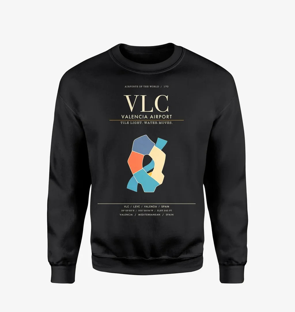 Valencia Airport VLC Sweatshirt - Black