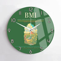 Thumbnail for Central Illinois Regional Airport (BMI) design on green no frame wall clock