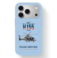 Thumbnail for Airbus H155 EC155 B1 design on light blue magsafe iphone case, for iPhone 17 Pro