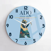 Thumbnail for Kodiak Airport ADQ Wall-Clock No-Frame - Light Blue