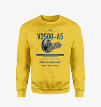 Thumbnail for V2500-A5 design on yellow sweatshirt