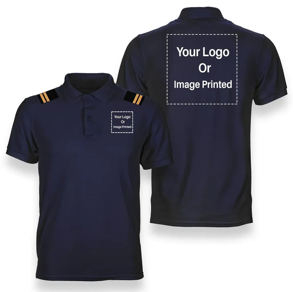Customisable Pilot Epaulettes Polo Shirt - view 9