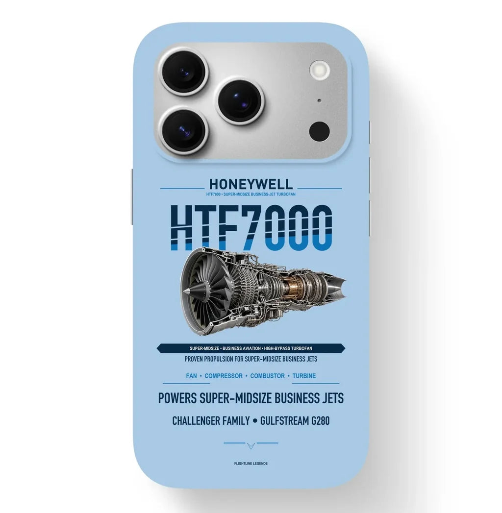 HTF7000 Case design on light blue iphone case