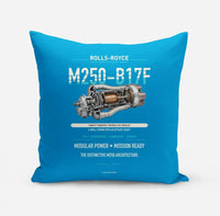 Thumbnail for M250-B17F design on turquoise pillow