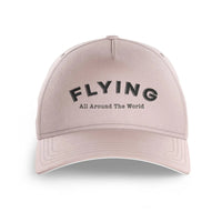 Thumbnail for Flying All Around The World printed hat - pink