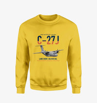 Thumbnail for C-27J Spartan design on yellow sweatshirt