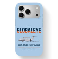 Thumbnail for Saab GlobalEye design on light blue magsafe iphone case, for iPhone 17 Pro