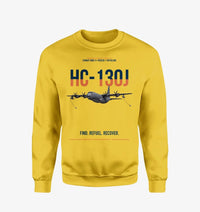 Thumbnail for HC-130J COMBAT KING II design on yellow sweatshirt