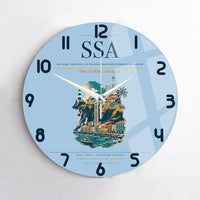 Thumbnail for Salvador - Deputado Luis Eduardo Magalhaes International Airport SSA Wall-Clock No-Frame - Light Blue