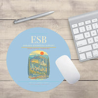 Thumbnail for Ankara Esenboga Airport ESB Mouse-Pad Round - Light Blue