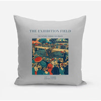 Thumbnail for VINTAGE G4322 - The Exhibition Field - Designed Pillows design on lightgray