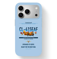 Thumbnail for Canadair CL-415EAF design on light blue magsafe iphone case, for iPhone 17 Pro