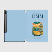 Thumbnail for King Fahd International Airport (DMM) design on light blue samsung tablet tablet case