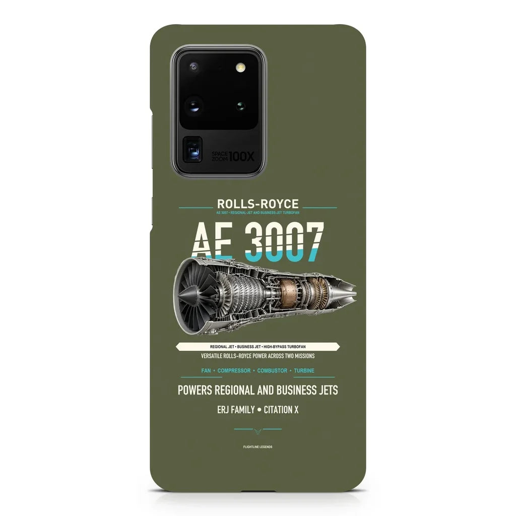 AE 3007 design on samsung case - green army
