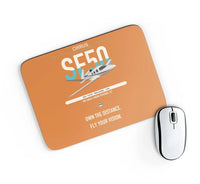 Thumbnail for Cirrus Vision Jet G2+ design on orange rectangle mouse pad