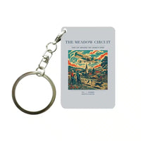 Thumbnail for VINTAGE G4325 - The Meadow Circuit - Designed Key Chain design on lightgray