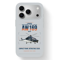 Thumbnail for Leonardo AW169 design on light gray magsafe iphone case, for iPhone 17 Pro