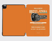 Thumbnail for RB211-535E4 design on orange ipad tablet case