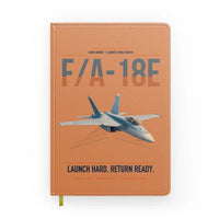 Thumbnail for F-A-18E Super Hornet design on orange notebook