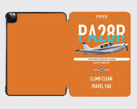 Thumbnail for Piper PA-28R Arrow III design on orange ipad tablet case