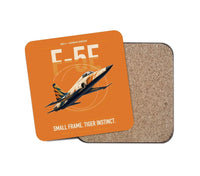 Thumbnail for F-5E Tiger II design on orange 1 piece coaster