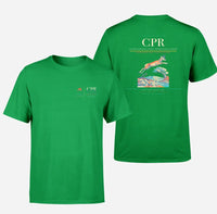 Thumbnail for Casper–Natrona County International Airport (CPR) design printed on green double-side t-shirt