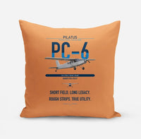 Thumbnail for Pilatus PC-6 Porter design on orange pillow