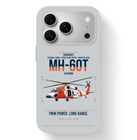 Thumbnail for Sikorsky MH-60T Jayhawk design on light gray magsafe iphone case, for iPhone 17 Pro