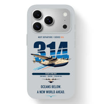 Thumbnail for Boeing 314 Clipper design on light gray magsafe iphone case