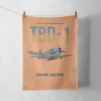 Thumbnail for TBD-1 Devastator design on orange towel