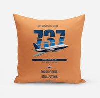 Thumbnail for Boeing 737-200 design on orange pillow