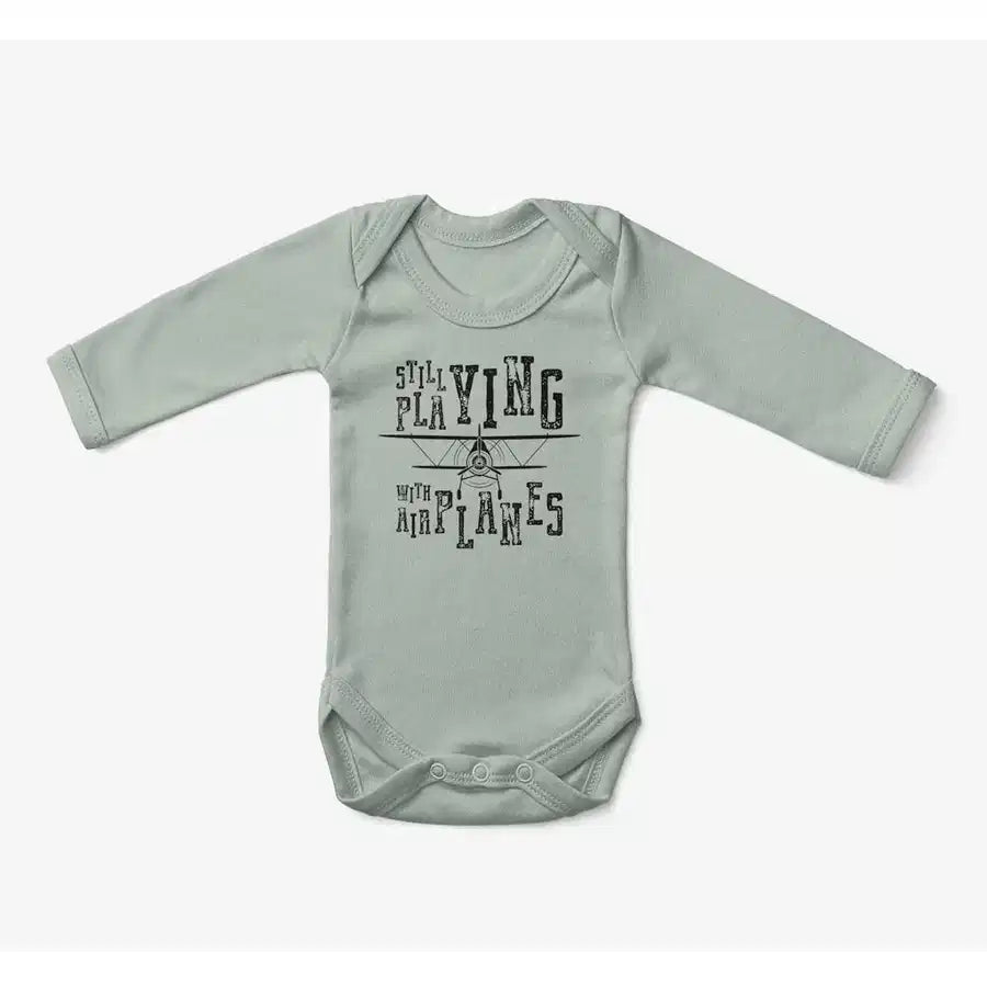 Still Playing With Airplanes Baby Bodysuit - view 10