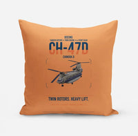 Thumbnail for Boeing CH-47D design on orange pillow