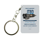 Thumbnail for JT8D Key Chain design on light gray key chain