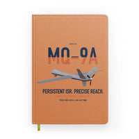 Thumbnail for MQ-9A Reaper design on orange notebook