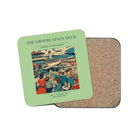 Thumbnail for The Observation Deck - Designed Coasters design on light green 1-piece