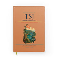 Thumbnail for Tsushima Airport (TSJ) design on orange notebook