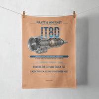 Thumbnail for JT8D design on orange towel