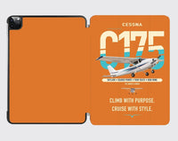 Thumbnail for Cessna 175 Skylark design on orange ipad tablet case