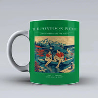 Thumbnail for VINTAGE G4250 - The Pontoon Picnic - Ceramic Mug design on green