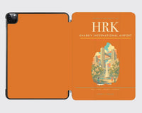 Thumbnail for Kharkiv International Airport (HRK) design on orange ipad tablet case
