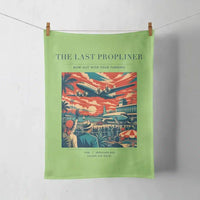 Thumbnail for VINTAGE G4112 - The Last Propliner - Designed Towels design on lightgreen