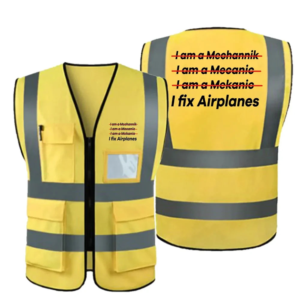 I Fix Airplanes Vest - view 10