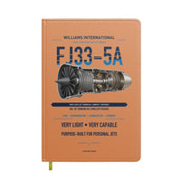 Thumbnail for FJ33-5A design on orange notebook
